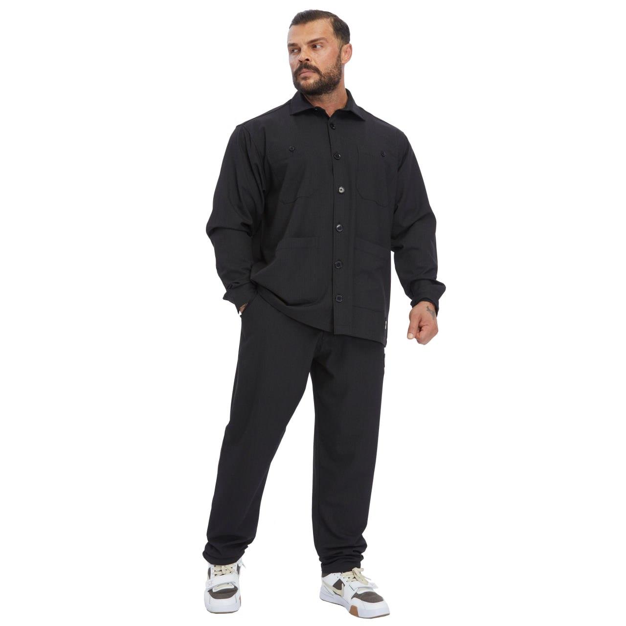 Mens Oversize Button Down Overshirt
