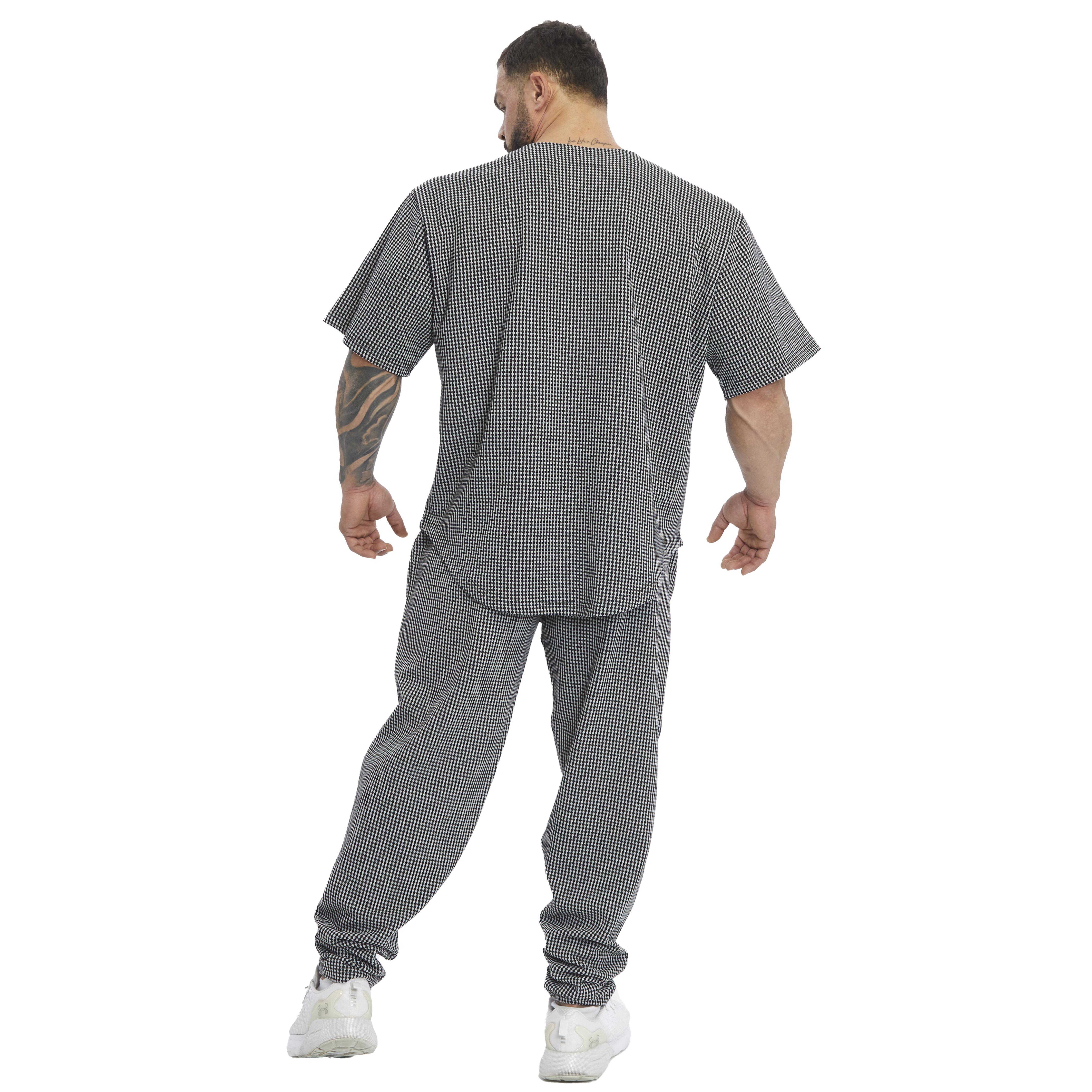 Mens Oversize Rag Top Thick Fabric T-shirt