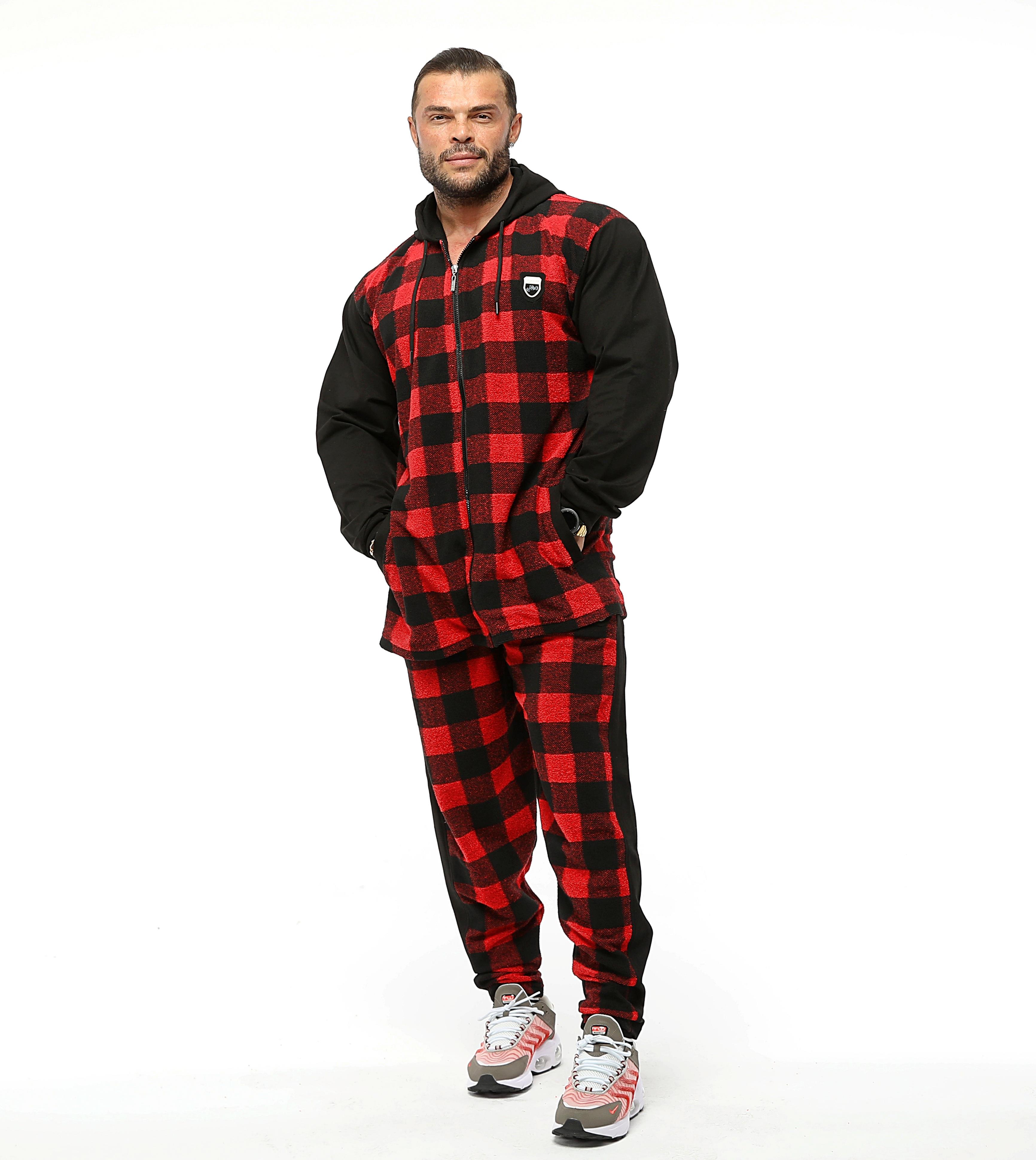 Mens Oversize Sportive Towel Jacket Winter Zippered Hoodie