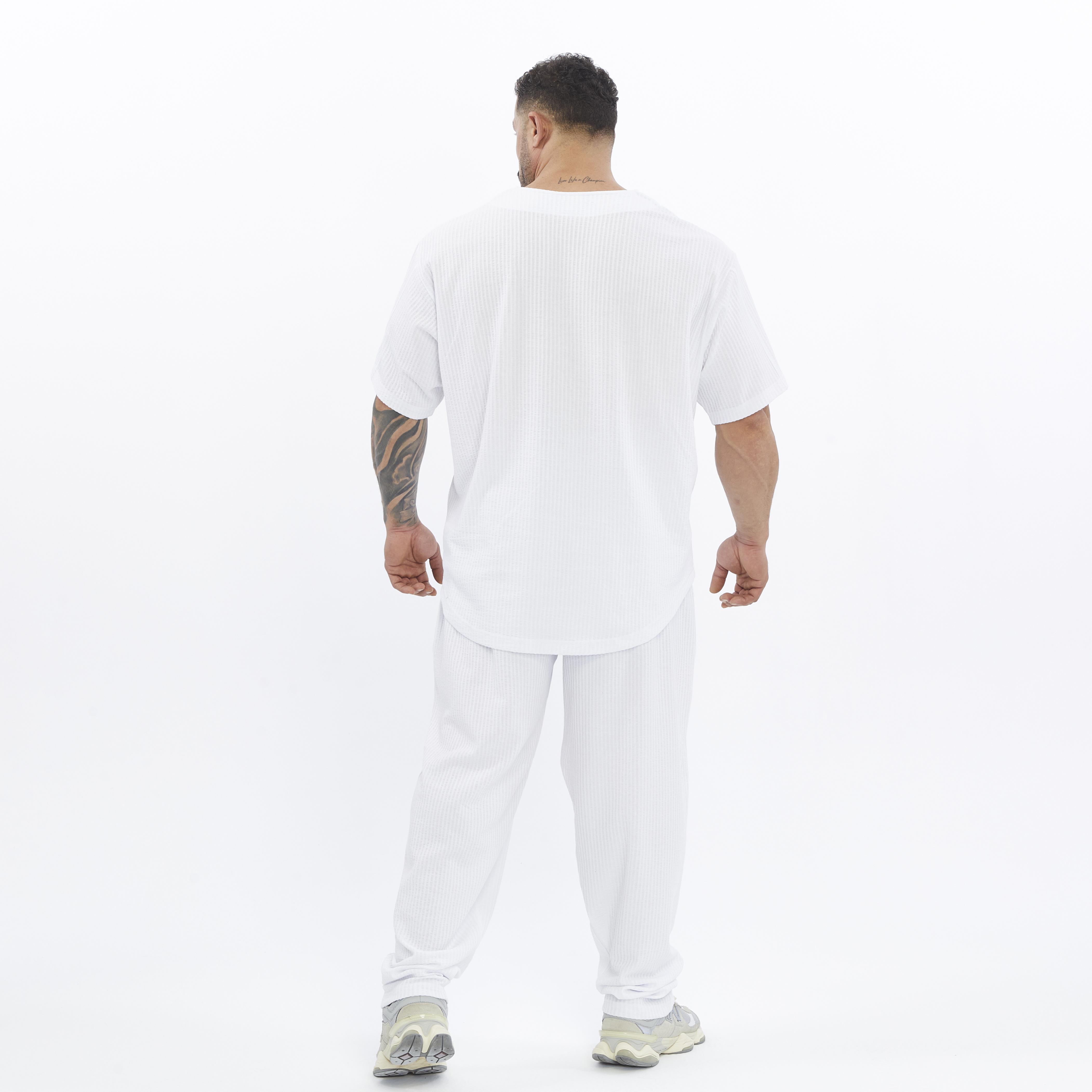 Mens Oversize T-shirt Cotton Training Rag Top
