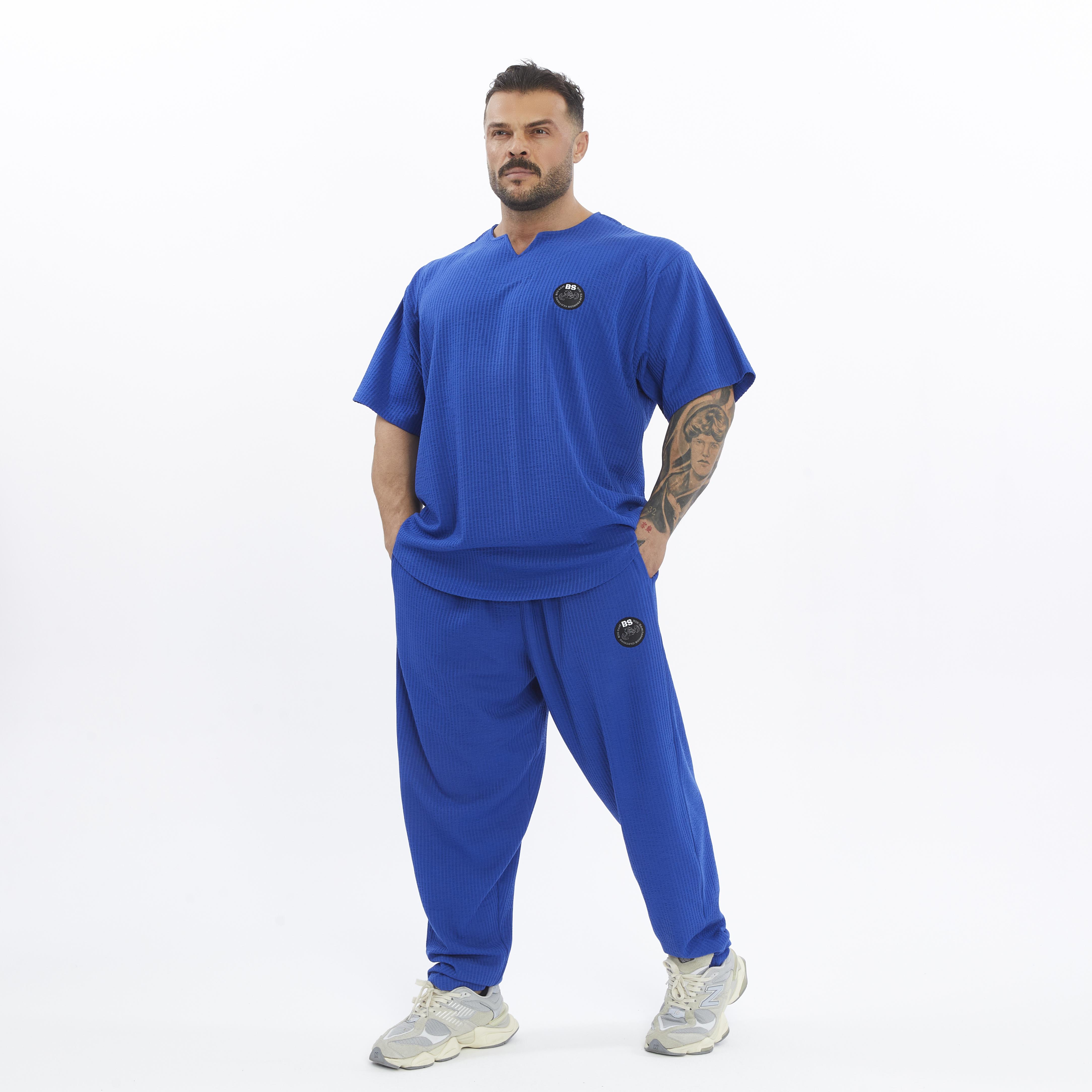Mens Oversize T-shirt Cotton Training Rag Top