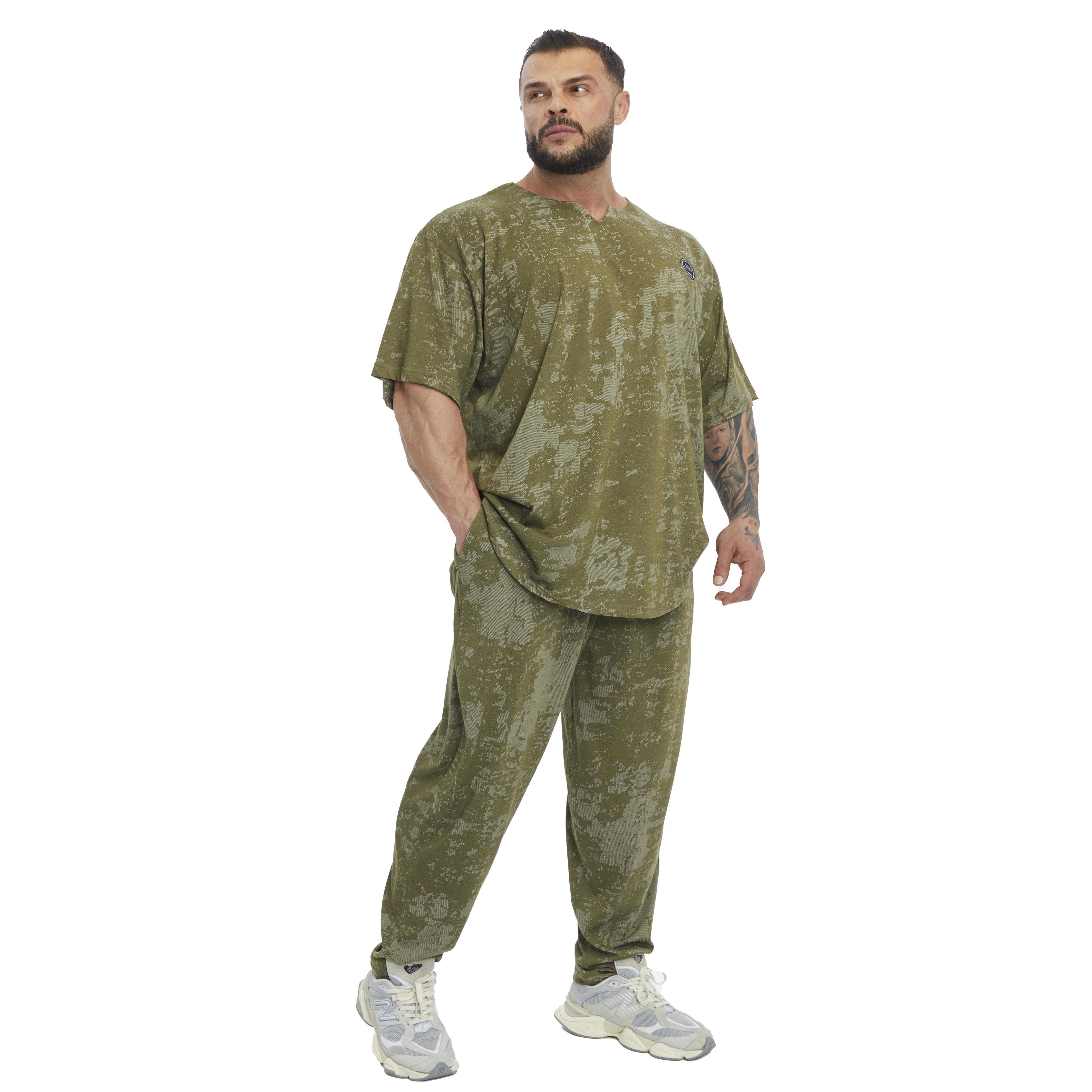 Mens Oversize Technical Camo T-shirt