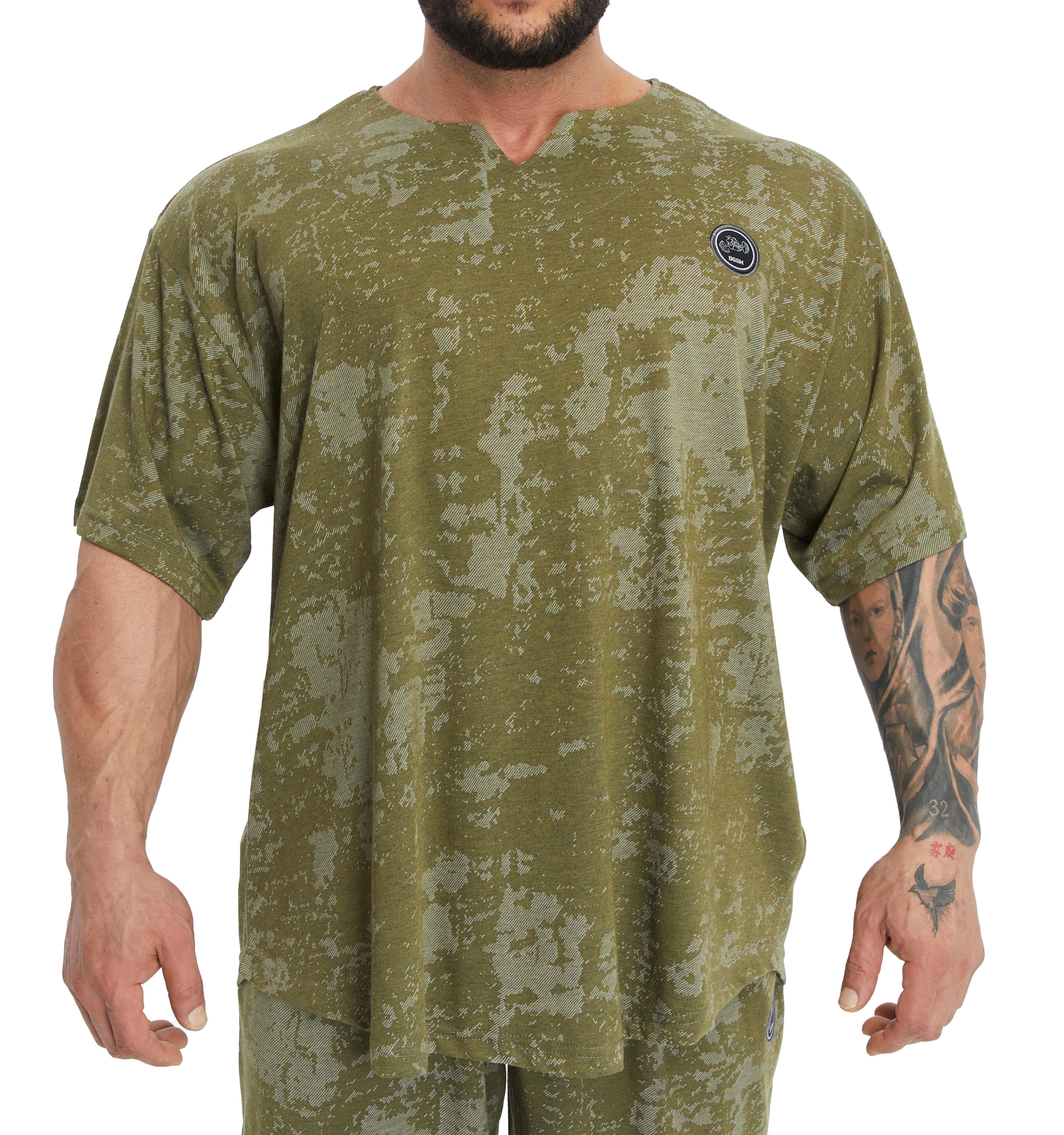 Mens Oversize Technical Camo T-shirt