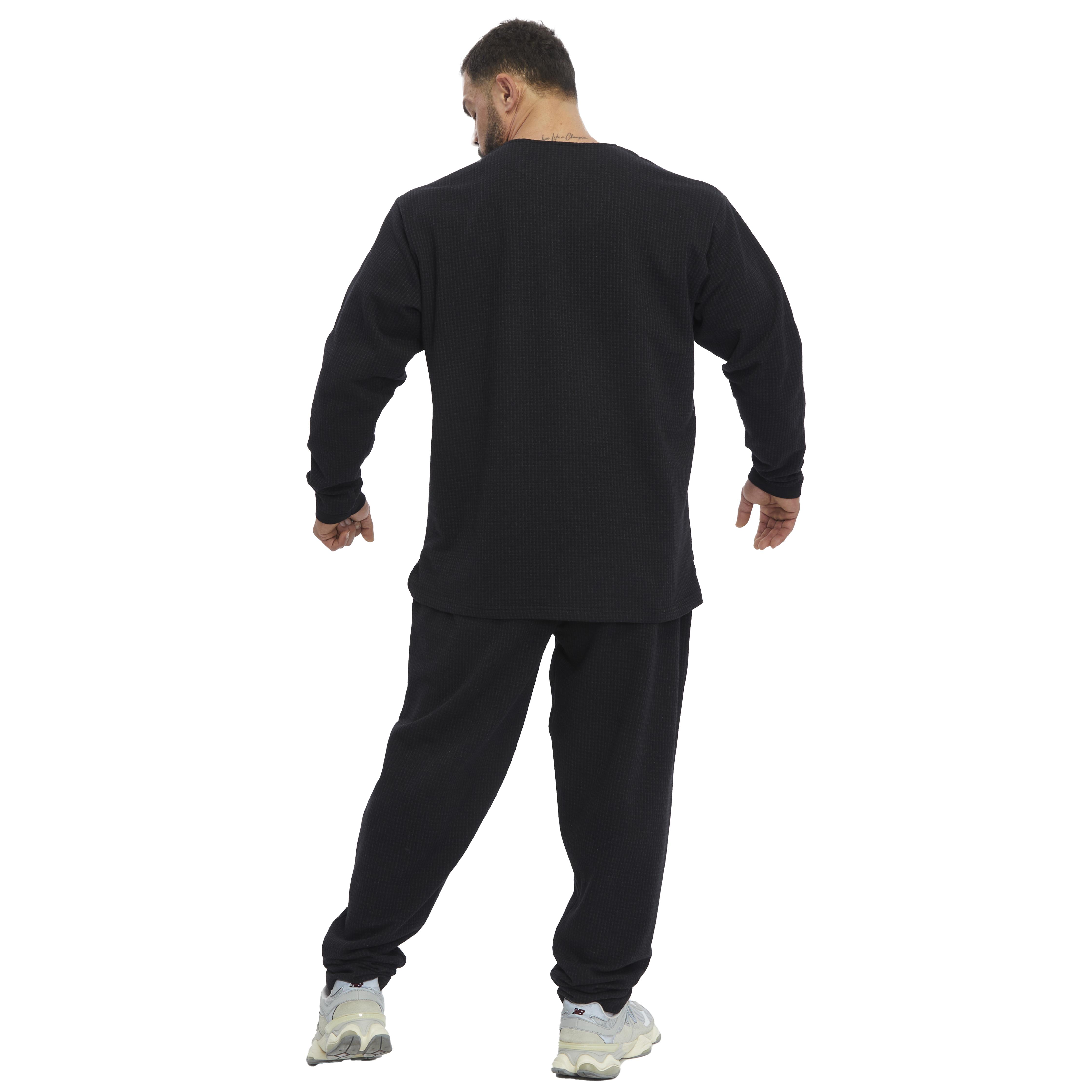 Mens Oversize Winter Lace Up Sweatshirt