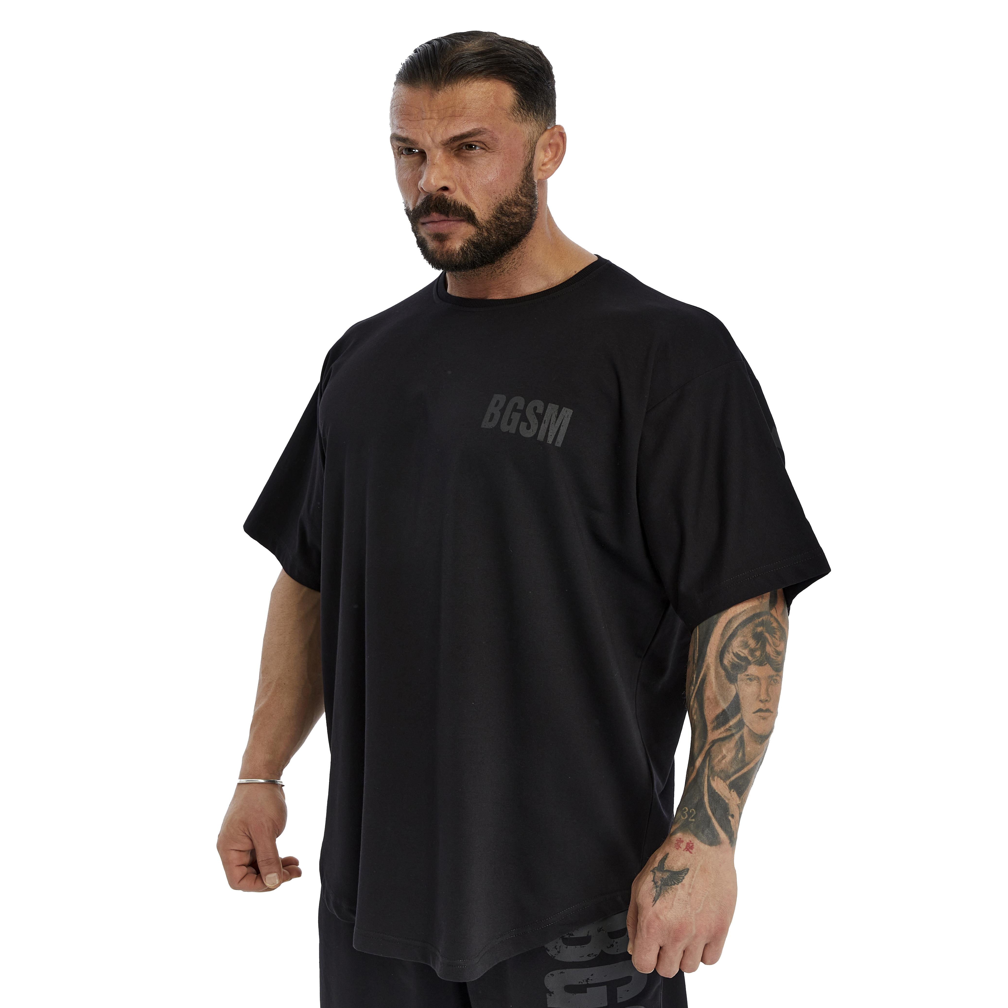 Mens Oversized Perfomance T-Shirt Cotton Rag Top