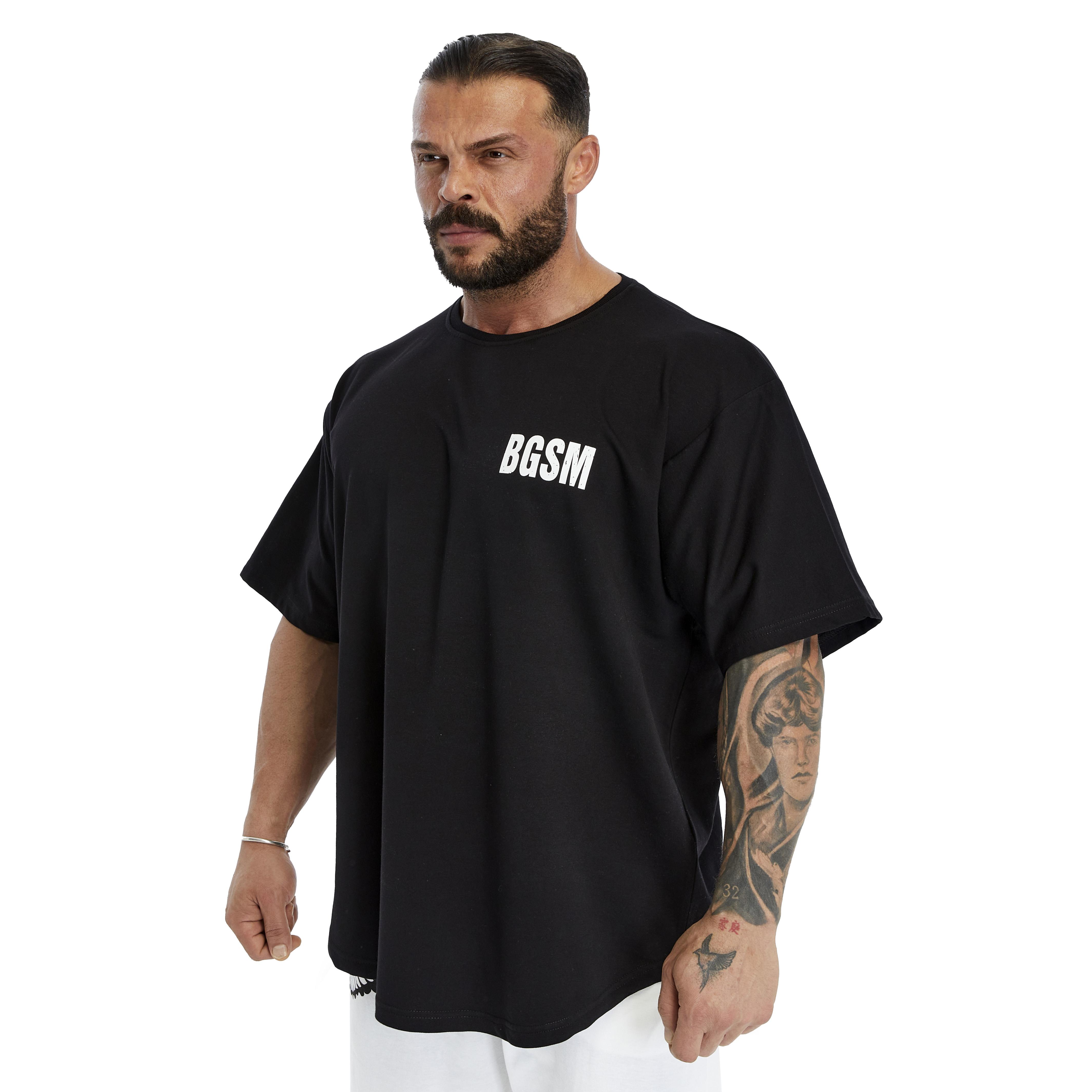 Mens Oversized Perfomance T-Shirt Cotton Rag Top