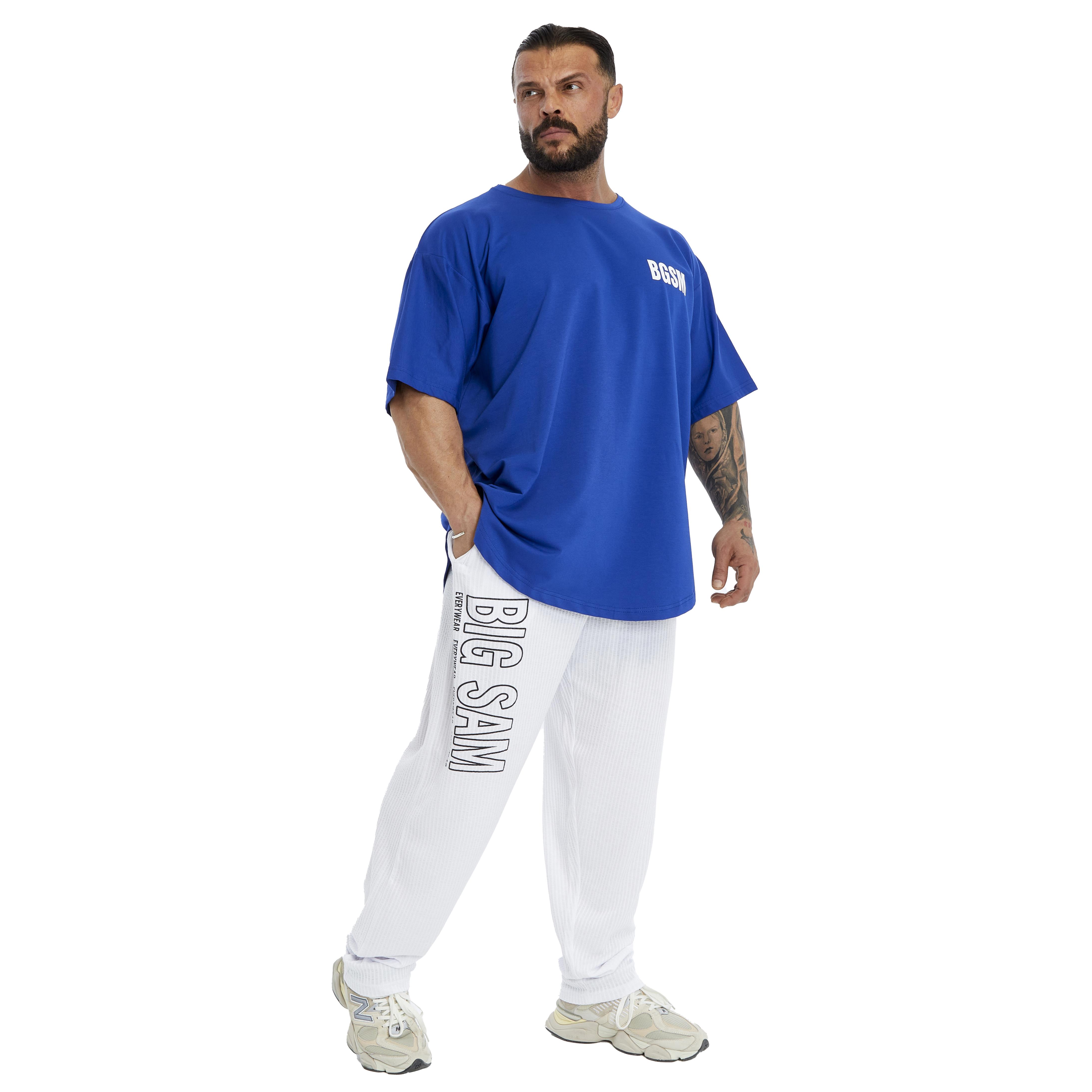 Mens Oversized Perfomance T-Shirt Cotton Rag Top