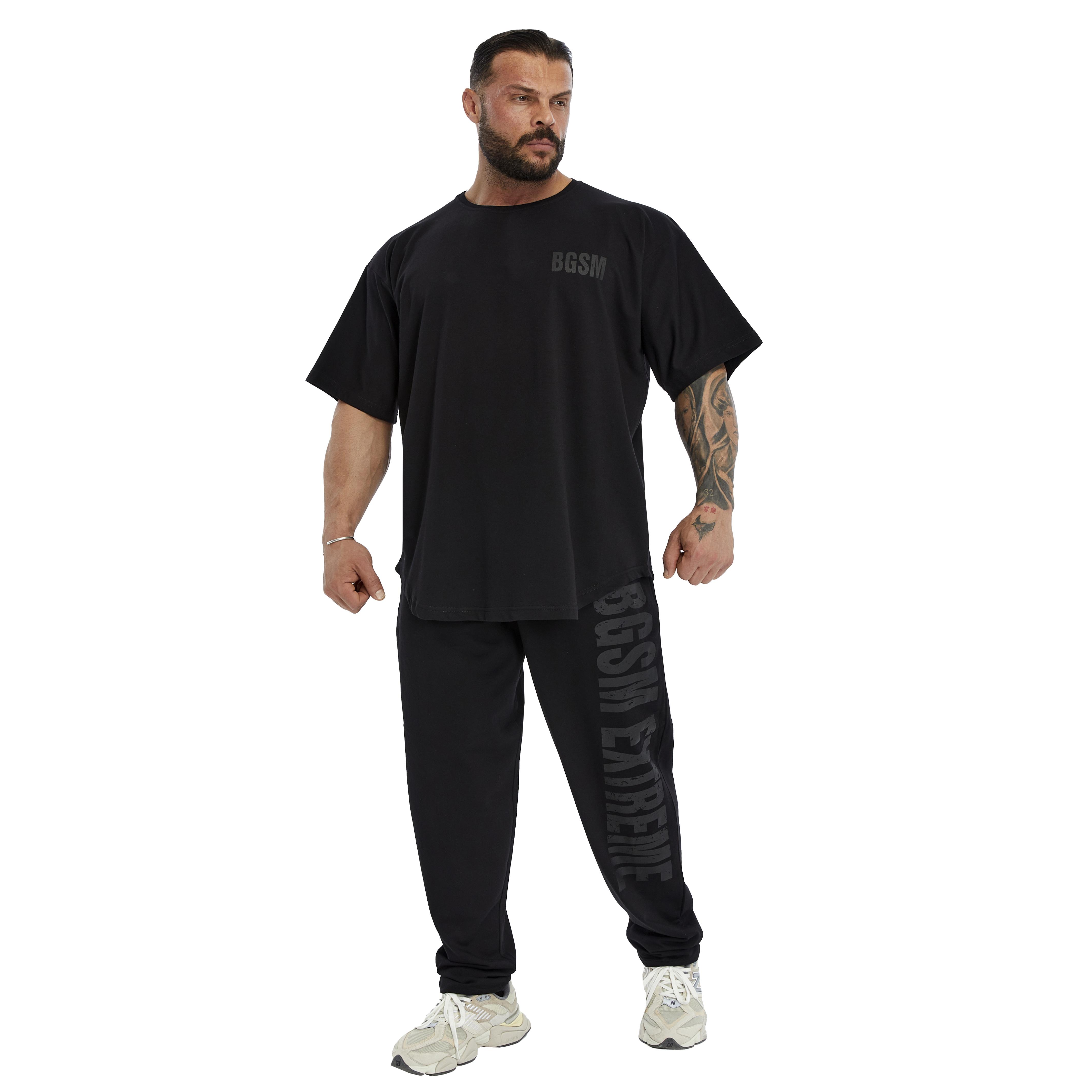 Mens Oversized Perfomance T-Shirt Cotton Rag Top
