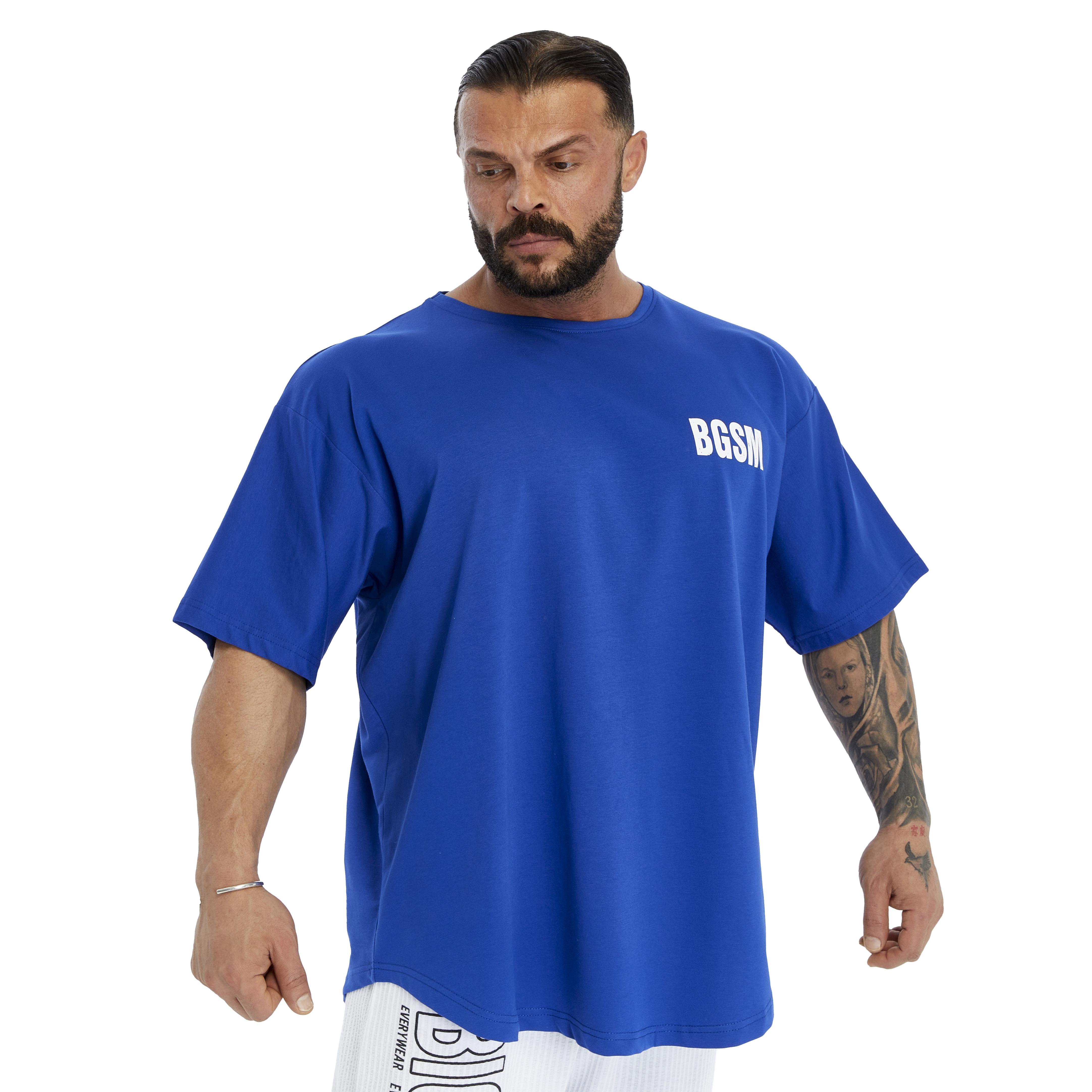 Mens Oversized Perfomance T-Shirt Cotton Rag Top