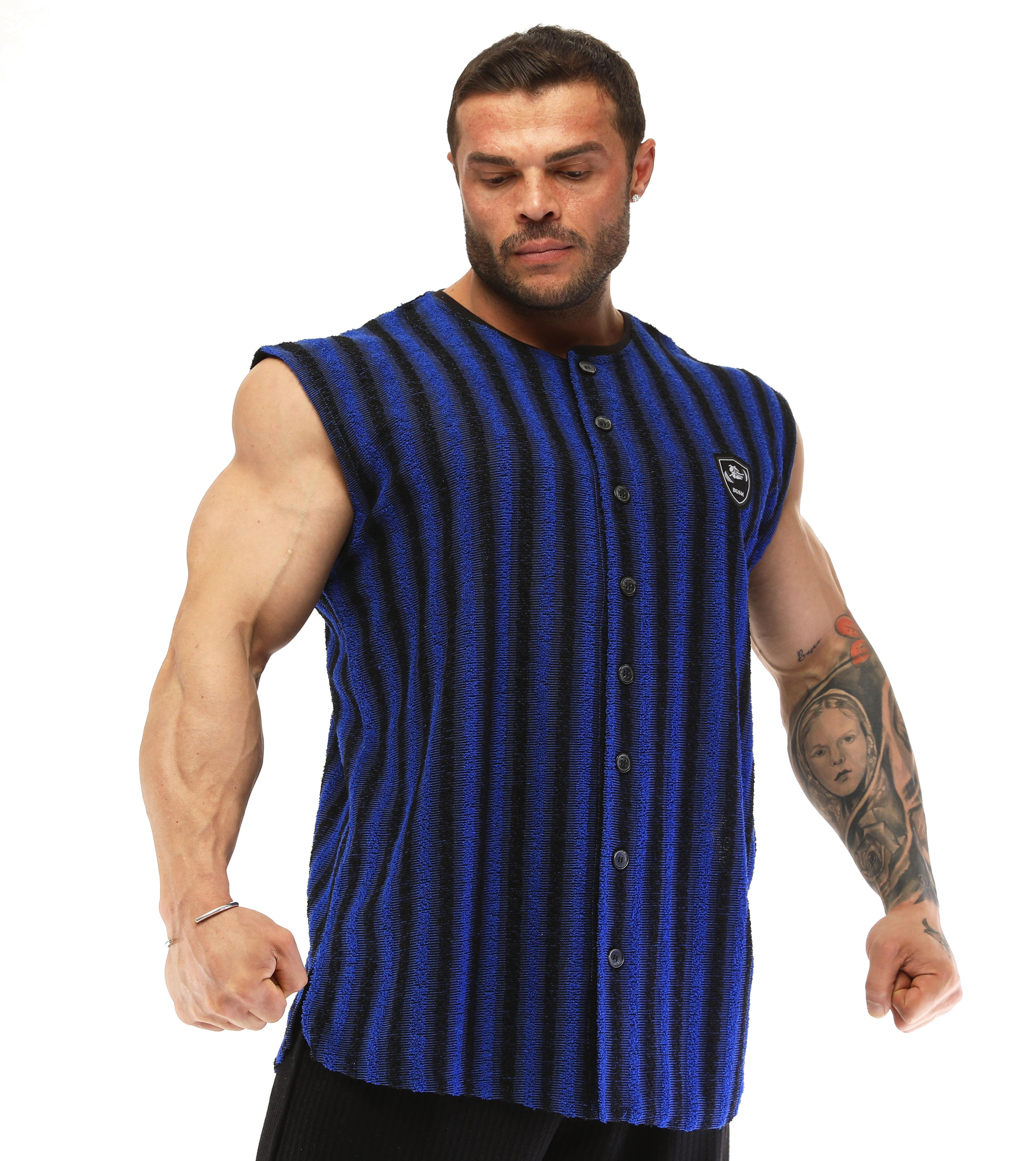 Mens Sleeveless Towel Gym Shirt