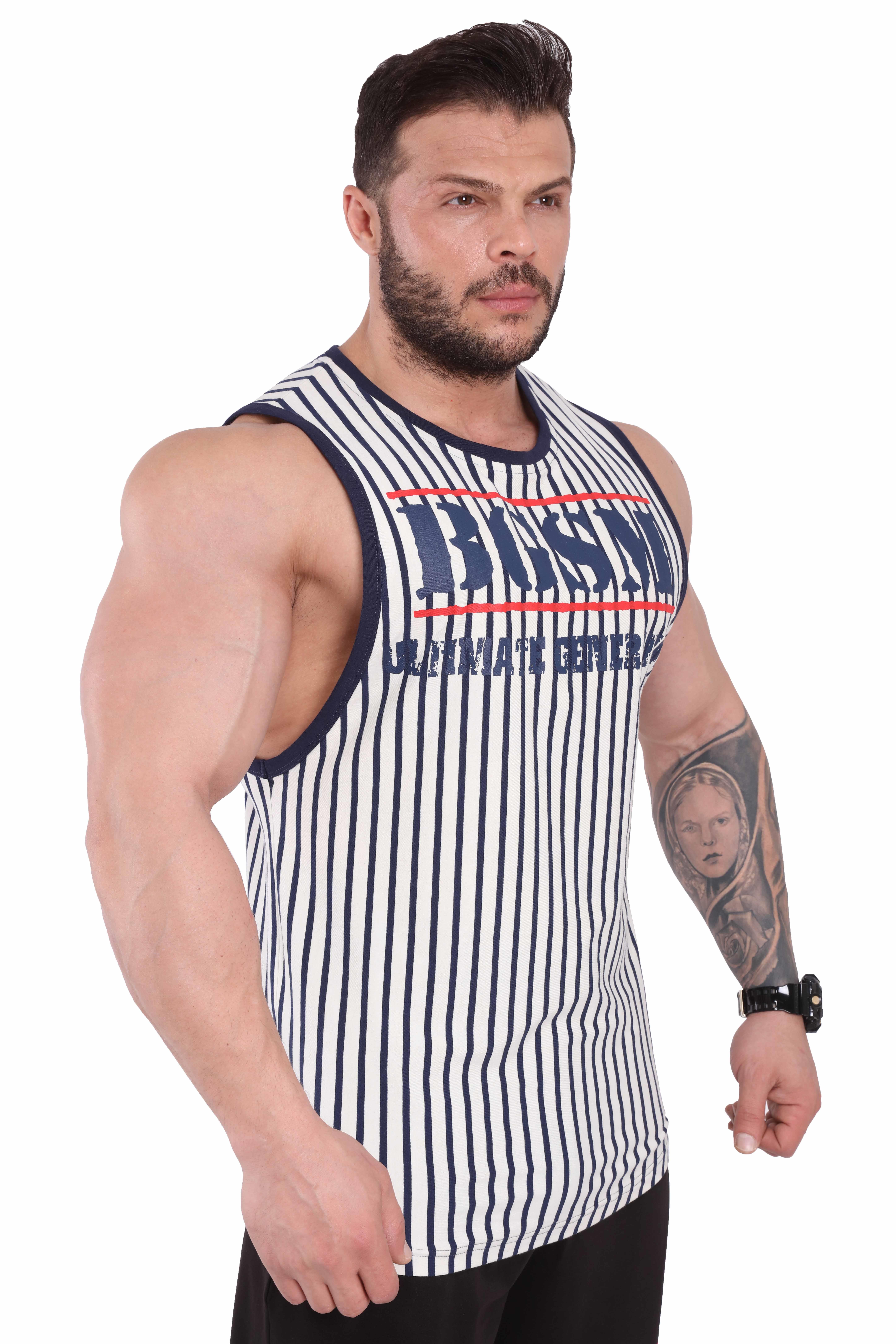 Mens Striped Tank Top