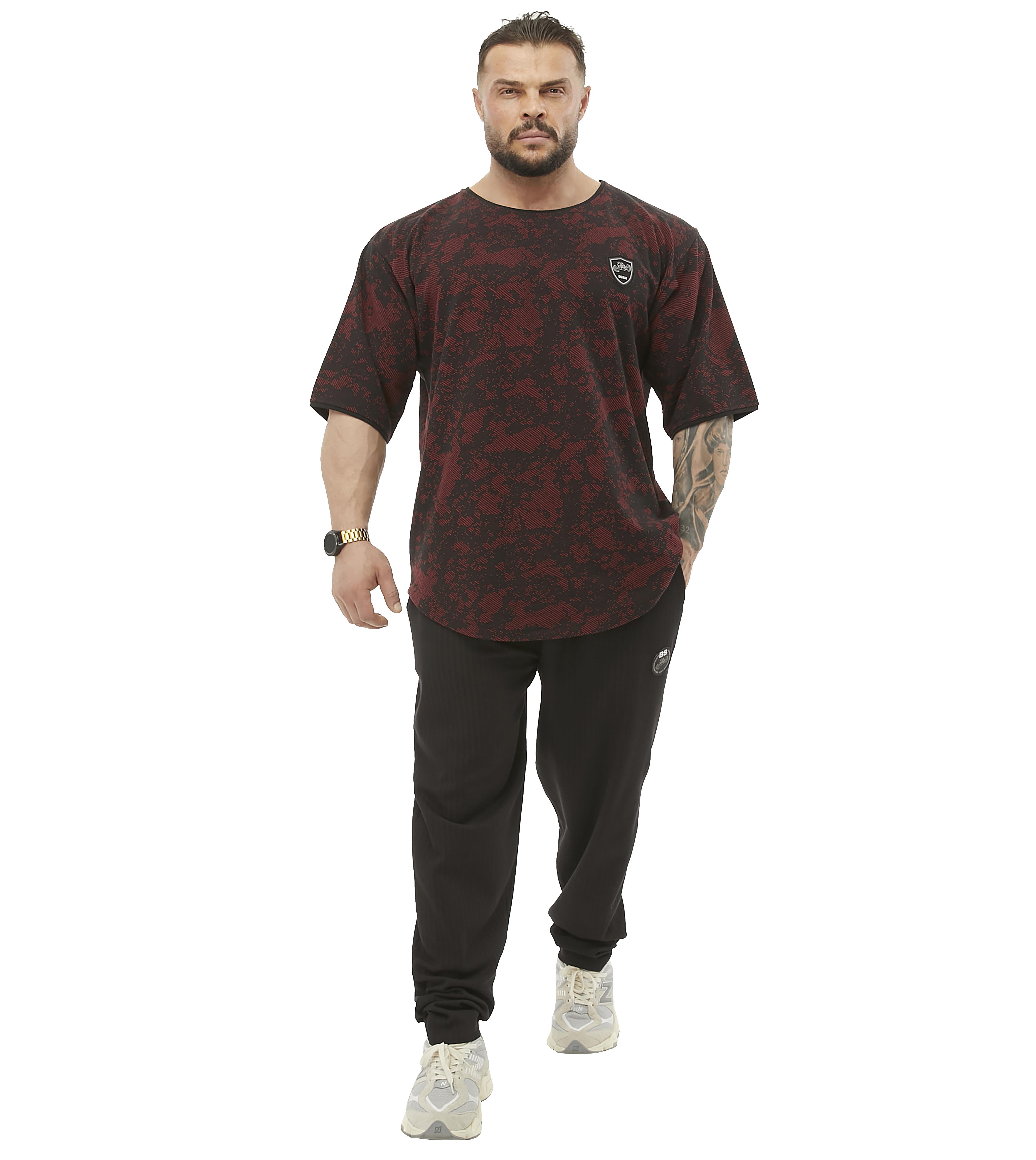 Mens Technic Camouflage Rag Top Oversize T-shirt