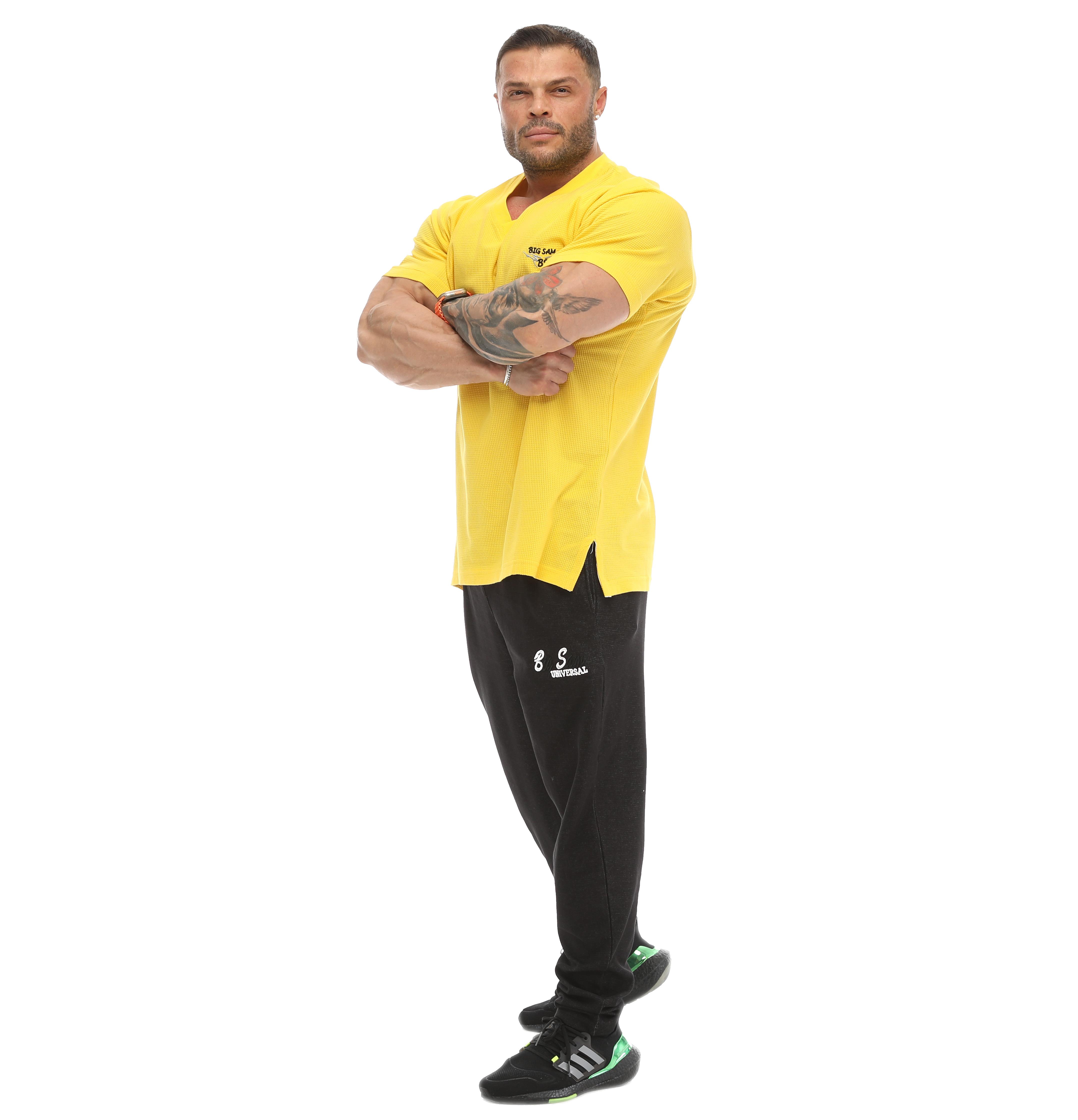 Mens V-Neck Cotton T-shirt