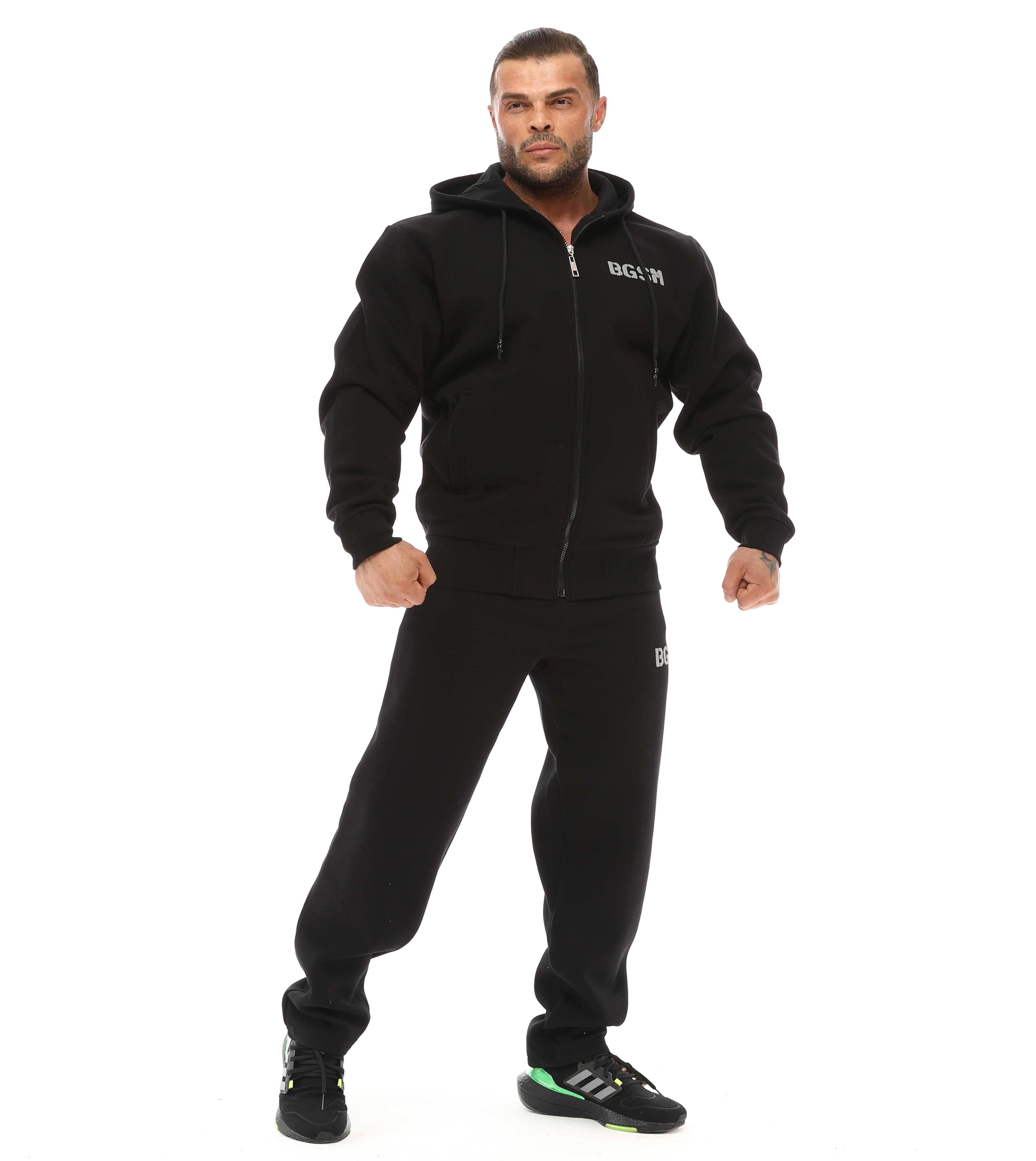 Mens Winter Sweatpants Black