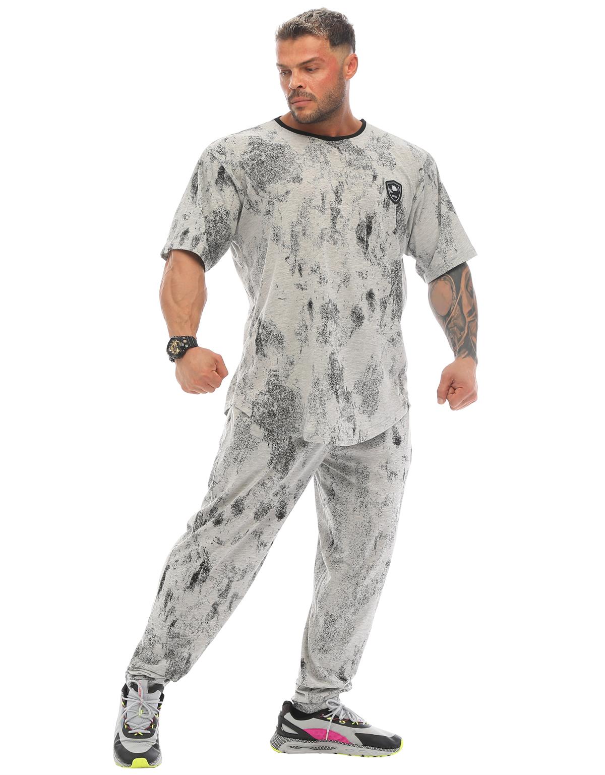 Oversize Gym Rag Top T-shirt Grey