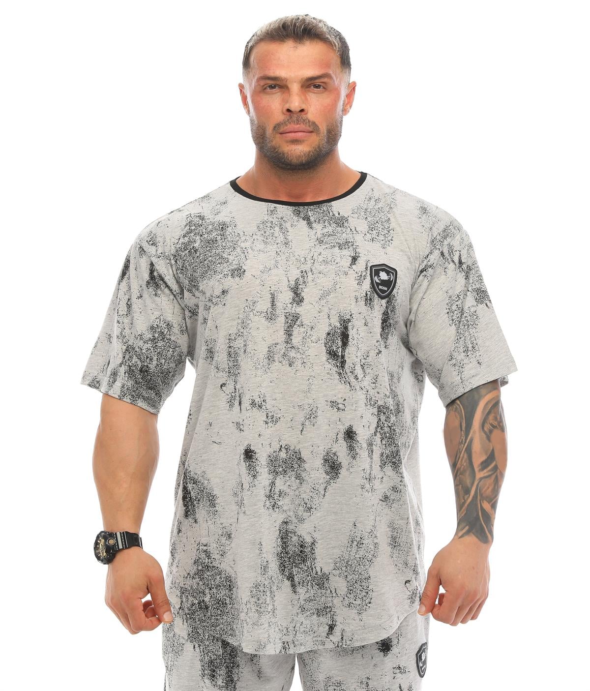 Oversize Gym Rag Top T-shirt Grey
