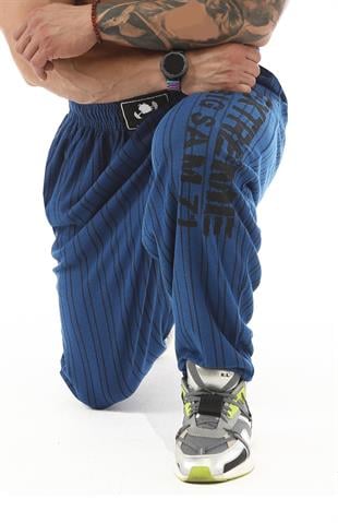 Baggy Stripped Body Pants Blue Big Sam PNT1307 