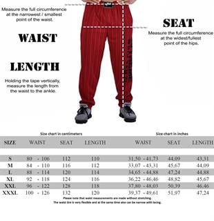 Baggy Stripped Body Pants Burgundy Big Sam PNT1307 