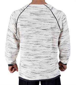 Knit Texture Oversize Sweatshirt