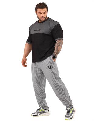 Loose Fit Four Season Cotton Striped Sweatpants