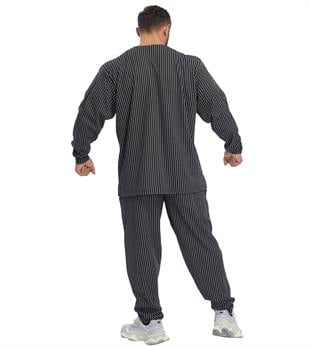 Loose Fit Four Season Cotton Striped Sweatpants