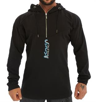 Mens  Athletic Strech Pullover Muscle Hooded