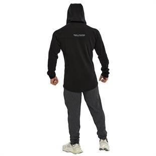 Mens  Athletic Strech Pullover Muscle Hooded