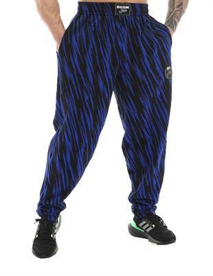 Mens Baggy Sweatpants with Pockets BGSM Black&Blue