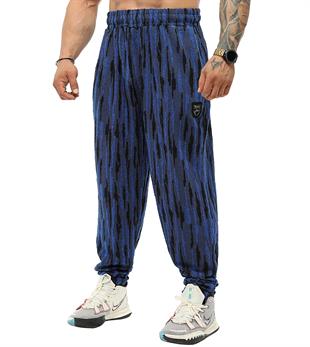 Mens Baggy Towel Pants Blue