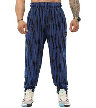 Mens Baggy Towel Pants Blue