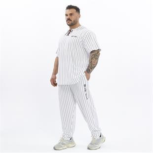 Mens Cotton Sweatpants With Drawstring Waistband Side Pockets