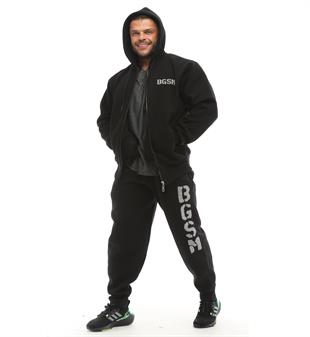 Mens Hooded Winter Jacket Black 