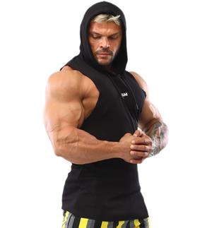 Mens Hoodie Tank Top