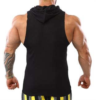 Mens Hoodie Tank Top