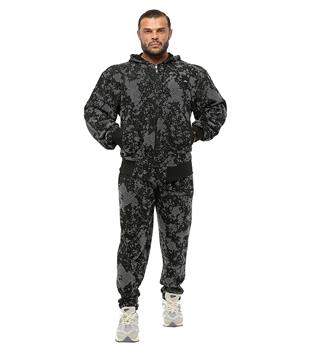 Mens Loose Fit, Camouflage, Textured Winter Sweatpants