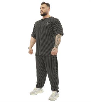 Mens Loose Fit Gym Sweatpants with Zippered Pockets