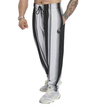 Mens Loose Fit Striped Lifestyle Sweatpants