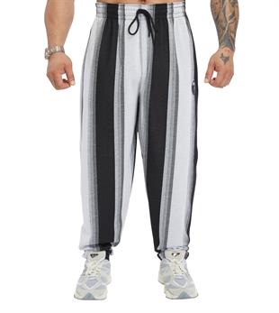 Mens Loose Fit Striped Lifestyle Sweatpants