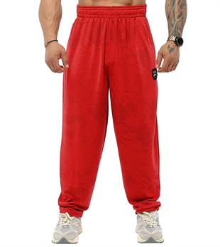 Mens Loose Fit Sweatpants Pants BGSM PNT1380-Red