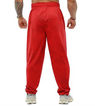 Mens Loose Fit Sweatpants Pants BGSM PNT1380-Red