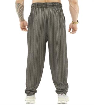 Mens Loose Fit Sweatpants Zipper Pockets