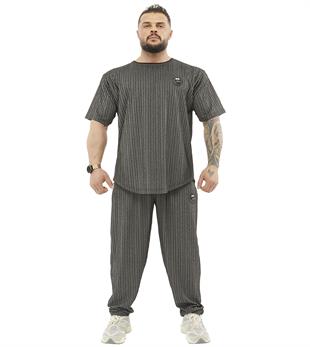 Mens Loose Fit Sweatpants Zipper Pockets