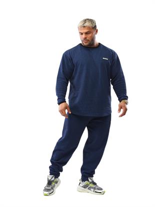 Mens Loose Fit Sweatshirt Crew Neck Winter Sweater
