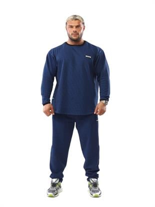 Mens Loose Fit Sweatshirt Crew Neck Winter Sweater