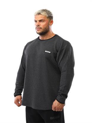 Mens Loose Fit Sweatshirt Crew Neck Winter Sweater