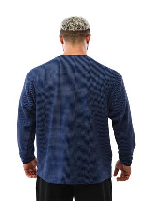 Mens Loose Fit Sweatshirt Crew Neck Winter Sweater