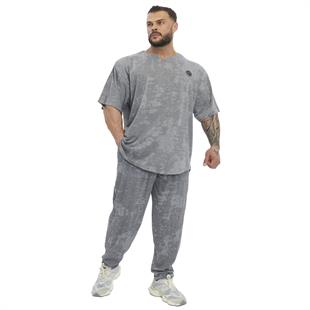 Mens Loose Fit Technical Camo Baggy Pants 