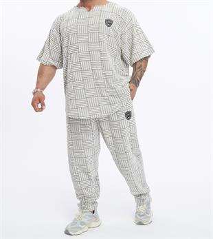 Mens Loose Fit Towel Elastic Sweatpants