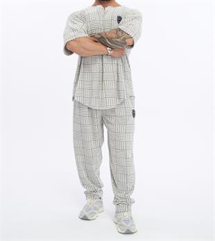 Mens Loose Fit Towel Elastic Sweatpants