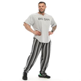 Mens Oversize Bodybuilding Training Rag Top Gym T-shirt